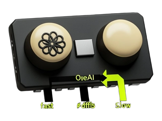 A large opaque CPU chip with two separate solid agent cores; one core bears the intact black six-loop OpenAI Blossom. A small cache block sits between the facing cores, and a thick