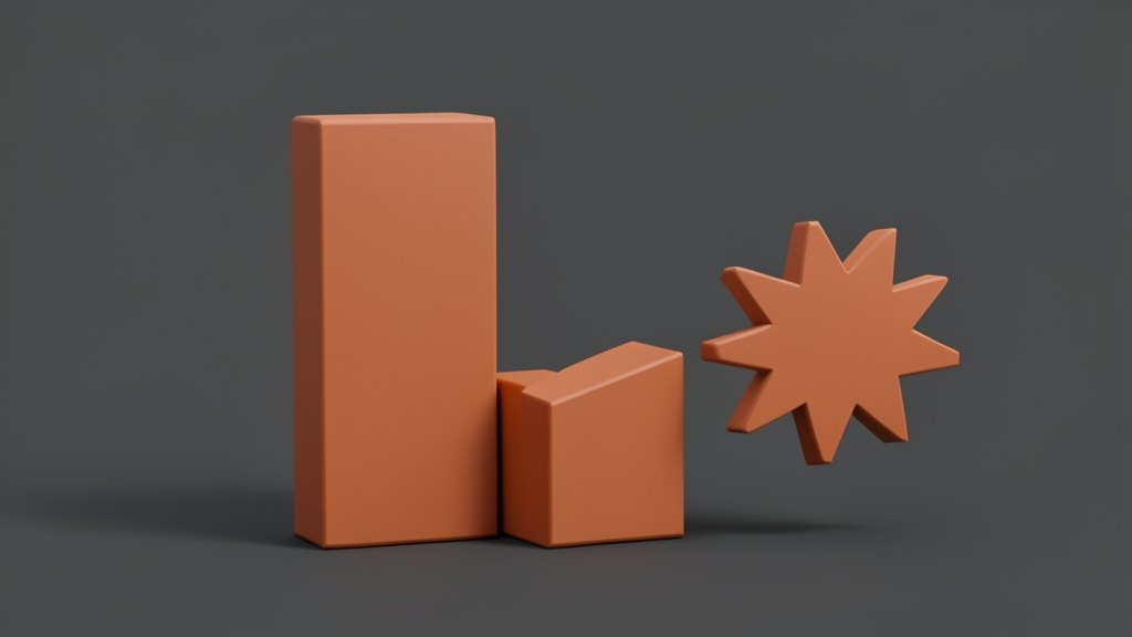 A solid bar chart with Anthropic's warm terracotta-orange asterisk starburst mark beside it, showing a steep rising revenue bar next to a smaller segment wedge that has been sharpl